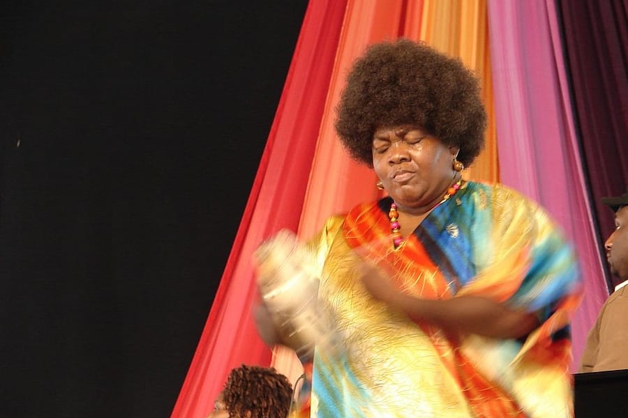 Rosalie Washington, known as "Lady Tambourine"